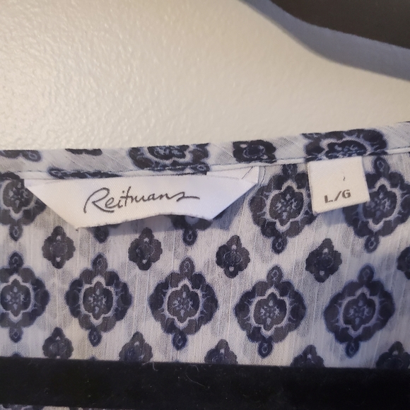 Multi pattern blouse - Picture 4 of 5